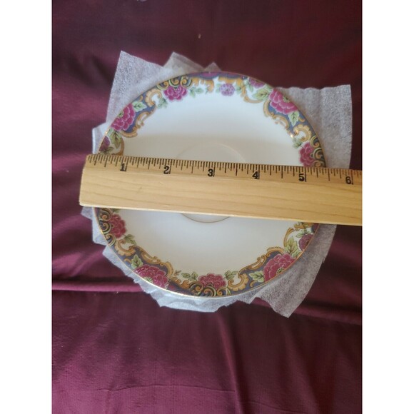 Jean Pouyat Limoges China 1920s Saucers Set Of 10 Vintage Antique - Picture 5 of 5